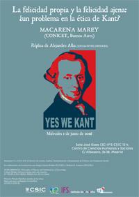 Seminario C.L.A.S.I.C.O.S.: "La felicidad propia y la felicidad ajena: ¿un problema en la ética de Kant?"