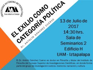 Seminario "El Exilio como Categoría Política"