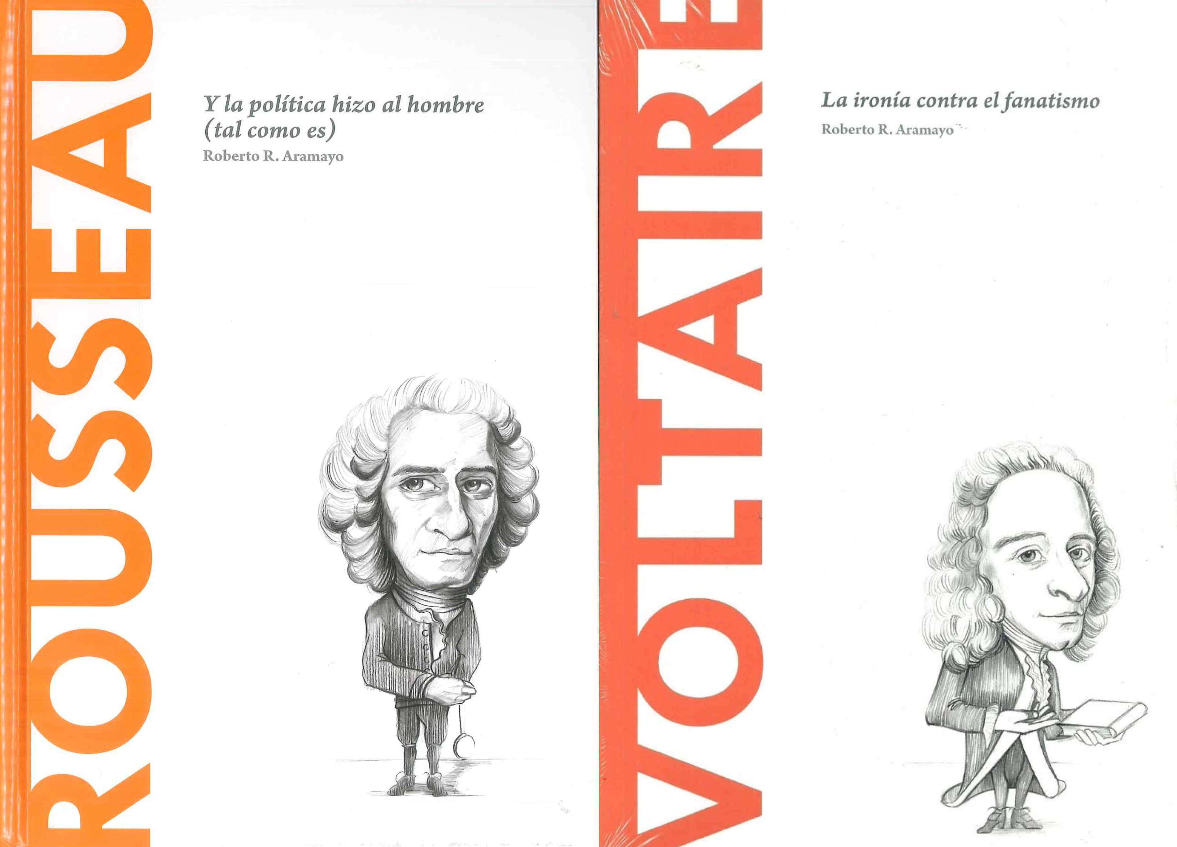 Los libros de Roberto R. Aramayo (IFS) "Rousseau" y "Voltaire" traducidos al flamenco