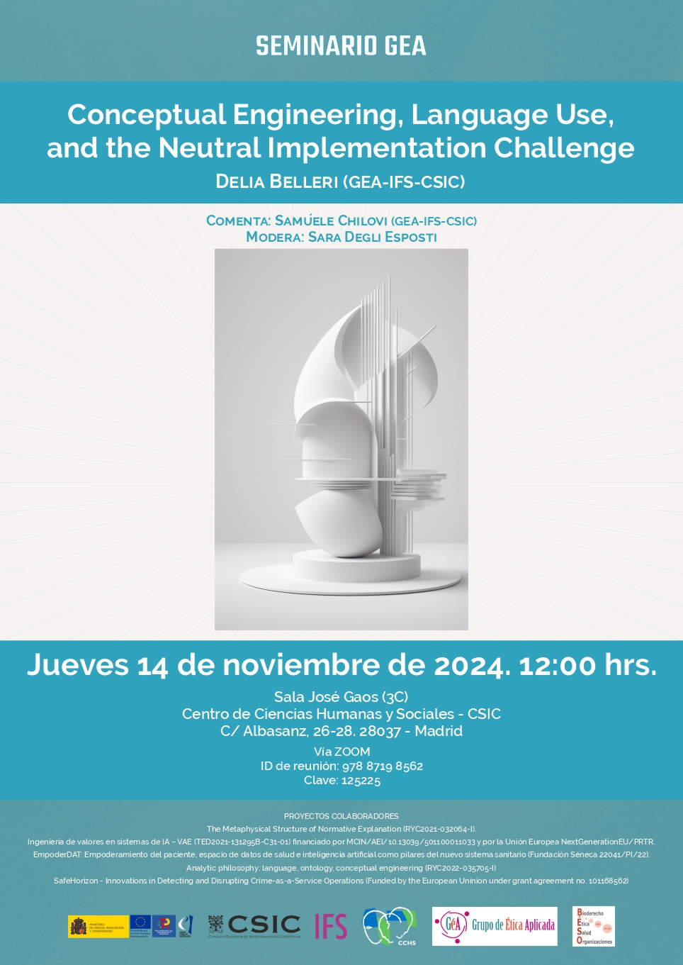 Seminario GEA: "Conceptual Engineering, Language Use and the Neutral Implementation Challenge"