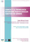 Seminario Ciencia, Tecnología y Género: "La ciencia y la tecnología en sociedades poscoloniales: La cuestión de género"