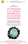 Conferencia "Las fronteras y la justicia distributiva en un mundo globalizado“