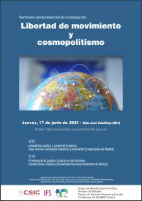Seminario de Investigación semipresencial: “Libertad de movimiento y cosmopolitismo”