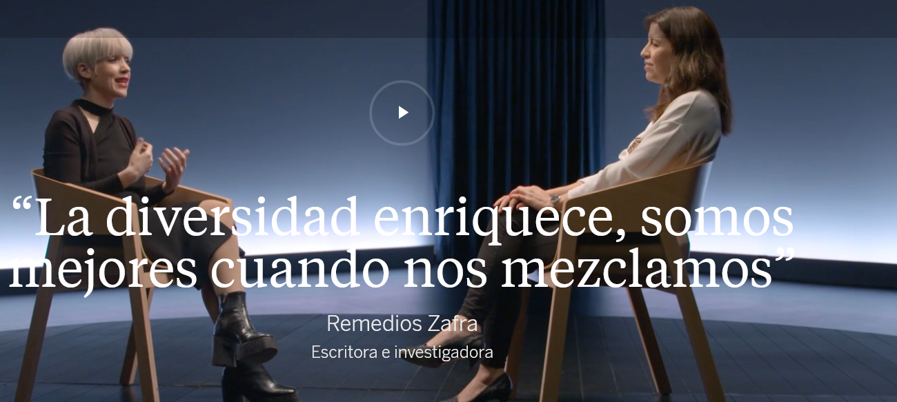 Remedios Zafra (IFS) protagoniza una entrevista de la serie 'Aprendemos juntos' de BBVA y El PAÍS