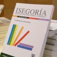 El nuevo número de la revista 'Isegoría' contiene un artículo de Roberto R. Aramayo y Concha Roldán (IFS)