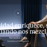 Remedios Zafra (IFS) protagoniza una entrevista de la serie 'Aprendemos juntos' de BBVA y El PAÍS