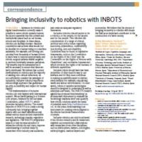Investigadores del Instituto de Filosofía participan en una nota colectiva sobre robótica publicada en Nature Machine Intelligence