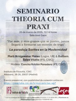 Seminario Theoria cum Praxi: "Por más y más granos que se junten, jamás llegará a formarse un montón de trigo"