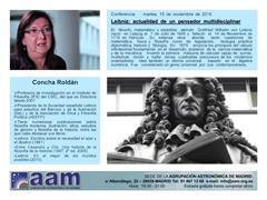 Conferencia "Leibniz: actualidad de un pensador multidisciplinar"
