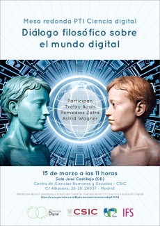 Mesa redonda PTI Ciencia digital: "Diálogo filosófico sobre  el mundo digital"